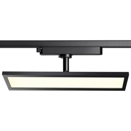 Snow -shaped single -phase three -core LED Novotech. Volo, 24W, LED, 103x300x110 mm, black color