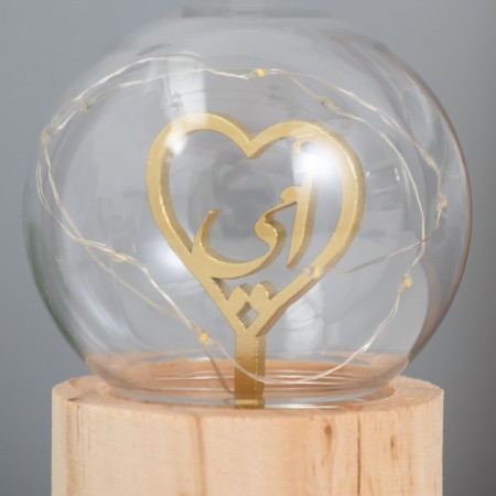 Spinker "Shar-heart" LED 3XAG10 ball 8cm 6.5x6.5x11.5cm-2