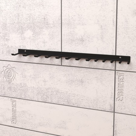 Holder for storing all types of keys to 13 seats, wall -mounted, black-1