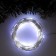 Garland "thread" 10 m Rosa, IP20, silver thread, 100 LED, white glow, white flicker, 12 V