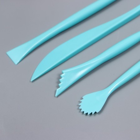 Tools for modeling and giving a set 4 pcs plastic 16 cm-2