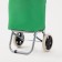 Household bag on a cart on a cord, green color