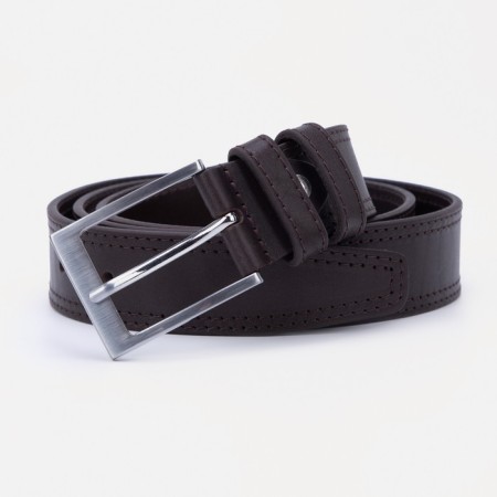Belt with a screw, a purse, a keyboard, brown color-7