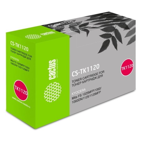Toner CACTUS CS-TK1120BK Black for KyoCera FS 1025MFP/1060/1060DN/1125/1125MFP (3000.