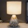 Table lamp "Ilmrammore" 1he14 40W Beige 17.5x17.5x30.5 cm Risalux