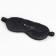 Silk mask for sleep I love Sleep, 20 x 9 cm, black color