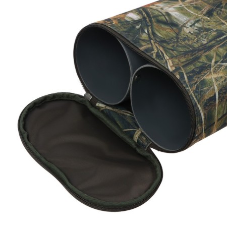 Double tube for fishing rods with pockets, length 145 cm, width of one section 11 cm-5
