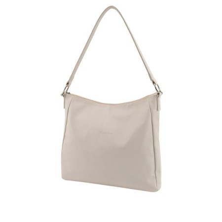 Women's bag B2797-23111, color light gray, artificial leather, 33x8x31 cm