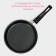 Flot Dilan Promo, D = 16 cm, plastic handle, anti -stick coating, black color