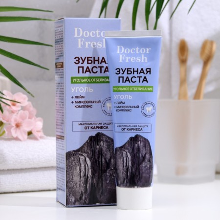 Toothpaste Coal whitening of the series "Doctor Fresh", 75 ml