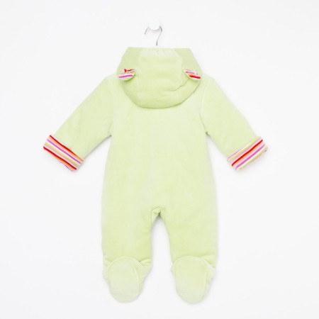 Overalls for a boy, height 74 cm, green color-3