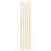 Knitting needles, bamboo, 3.0 mm/15cm, 5 pcs