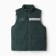 The vest insulated for boys, the color is green, height is 104-110 cm
