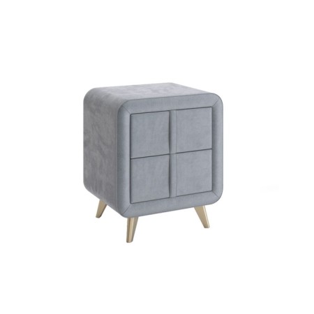 Tumbling bedside Sophie 2, 480 x 370 x 580, onyx (velor)
