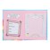 Notebook A6, 48 sheets in the cage "Flower", solid cover, glossy lamination, OFSET block 70g/m2