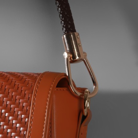 Handle for bag, 55 cm, brown color-4