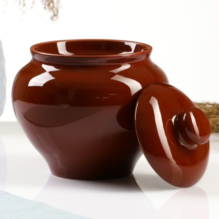 Russian baking pot 0.7l / 14x14cm, standard-1