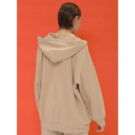 Female hoodies, size m, sandy color-2
