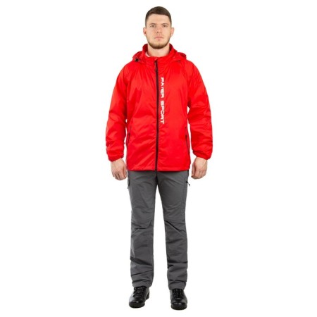 Vetrovka Payer "Fox" is moisture-proof, nylon, red with black, rr 56-58 Height 182-188-2