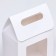 Box with a window, white, 20 x 14 x 8 cm