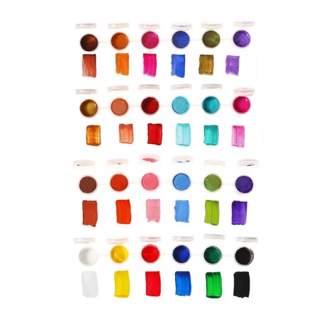 Acrylic paint, set 24 colors x 3 ml, calligrata, frost -resistant, in a package-4