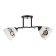 Chandelier "Arya" 2he27 40W black 47x26 cm