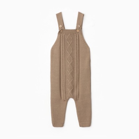 Combine Knitted Minaku, height 56-62, brown color-3