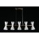Suspended chandelier Elinor E14 400W