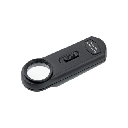 Compact magnifier Veber 600113, 10x, diameter 30 mm, LED backlight