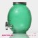 Dispenter for drinks Glass "Fresh", 4 l, 21 × 16 × 24 cm, green color
