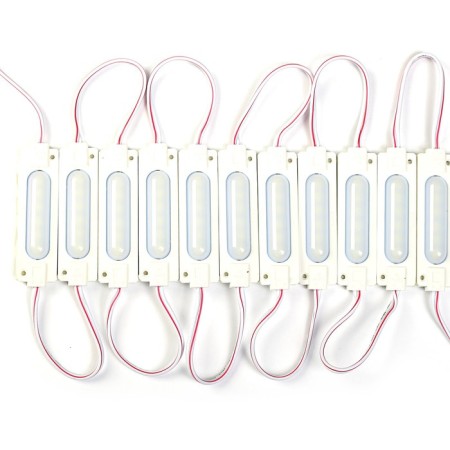 LED module SMD5730, 2 W, 6 LED, 190 LM, IP65, 6500K, 12 V white, set 20 pcs.-2