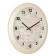 Hot Drink, silent, D-29 cm, rim beige wall clocks for the kitchen