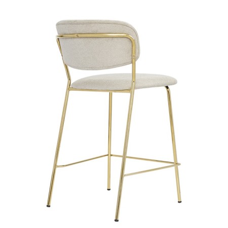 Semi -barl chair Eirill, 555 × 475 × 900 mm, Shenill, color gray-3