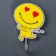 Hooks self -adhesive "running smiley", 2 pcs, drawing mix