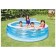 Inflatable pool with a headrest, 229 x 218 x 79 cm, from 3 years old, 57190np intex