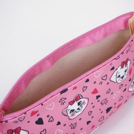 Lightning cosmetic bag, pink color-2