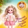 Sharpish doll "Arina" in a dress, mix