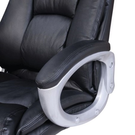Office armchair Brabix Grand EX-500, genuine leather, black-3