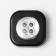 Night Pushlite "Square" 4XLED, 3AAA Black 6.5x6.5x2.5 cm Risalux
