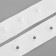 Body fastener, d = 8 mm, 1.8 × 7 cm, 20 pcs, white color