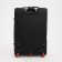 Small suitcase 24 "on lightning, code castle, with extension, black color