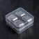 A set of stones for whiskey "Cube", 4 pcs, 2.5 × 2.5 cm, stainless steel