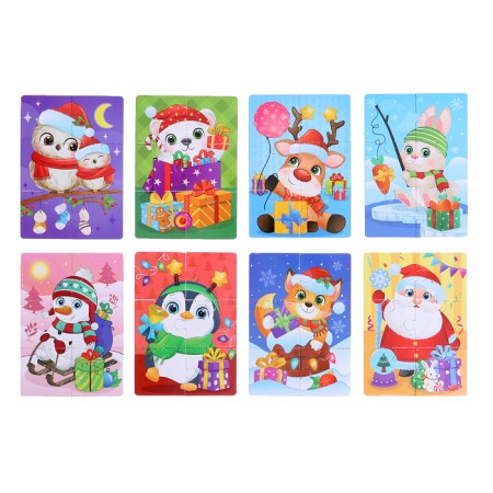 Maxi-Puzzles 8 in 1 “Waiting for animals New Year”, 48 details-6