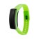 Watch of wrist, electronic "glare", silicone strap, dial 5 x 2 cm, green