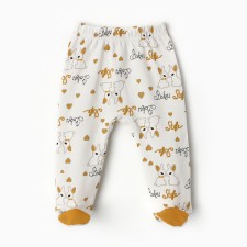 Children's sliders, white/bunnies, height 80 cm