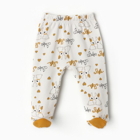 Children's sliders, white/bunnies, height 80 cm