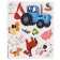 Magnetic game "By fields, by fields!", Blue tractor