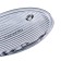 Soap dish, 9.8x15.2x1.9 cm, blue color
