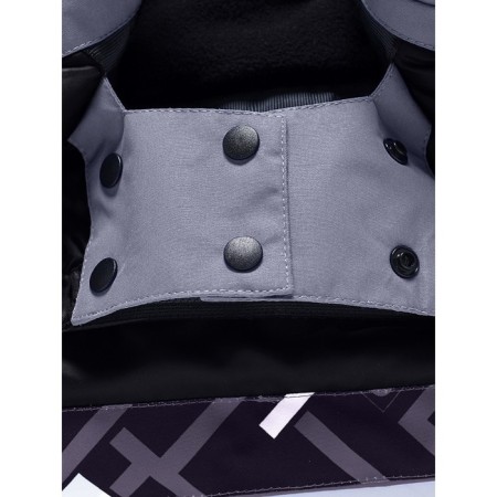 Ski costume for a boy, height 104 cm, gray color-12
