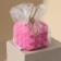 Figure candle "Geometry", pink
